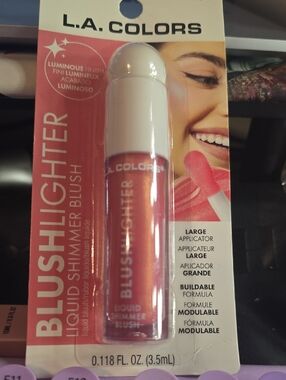 L.A. COLORS Blushlighter Liquid Shimmer Blush - Cherished